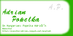 adrian popelka business card